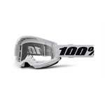 100%/100% MX-okuliare STRATA  White