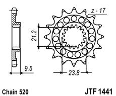 JT/JT kolečko JTF1441  SUZUKI RMZ 450