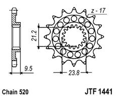 JT/JT kolečko JTF1441  SUZUKI RMZ 450