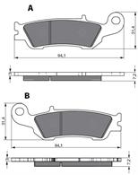 motomaster/Motomaster 0949-12 predné platničky Yamaha YZ/YZF