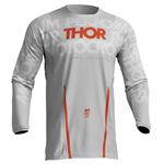 ThorMX/Thor Mx-dres PULSE MONO LIGHT GRAY/ORANGE 2023