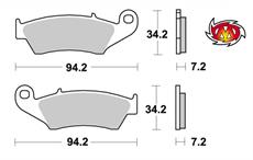 /Motomaster 0934-11 predné platničky HONDA CR,CRF,KAWASAKI KX,KXF,SUZUKI  RM,RMZ,YAMAHA WRF,YZ,YZF