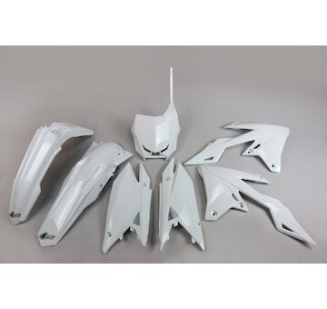UFO Plastový KIT Suzuki RMZ 250 19-26/ RMZ 450 18-26 biela