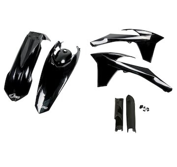 UFO Kompletný plastový KIT KTM EXC - EXC-F 12-13 čierna