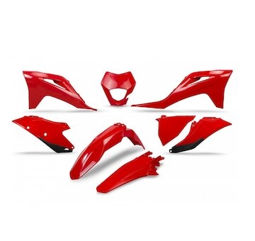 UFO Plastový KIT Gas Gas EC 250,300/ EC-F 250,350 s prednou maskou 2021-2023 červená