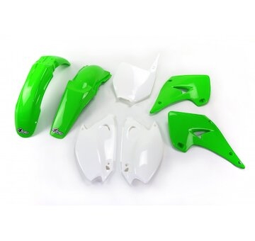 UFO Plastový KIT Kawasaki KX 125/250 03-08 originál = KAKIT202E999
