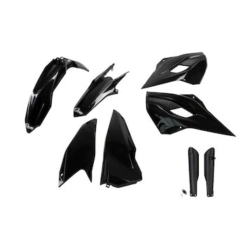 UFO Kompletný plastový KIT Husqvarna TE-FE 125-250-300-350-450 2015-2016 čierna