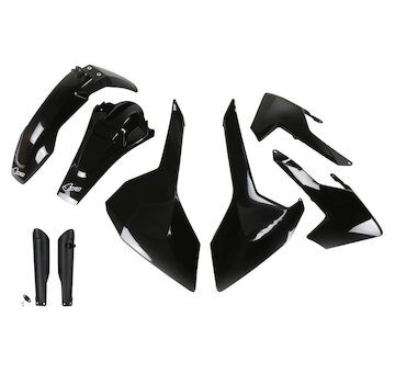 UFO Kompletný plastový KIT Husqvarna TE-TX 125-250-300 FE 250-350-450-501 17-19 čierna