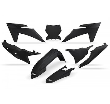 UFO Plastový KIT KTM SX 125,250,300 SX-F 250,350,450 23-24 čierna