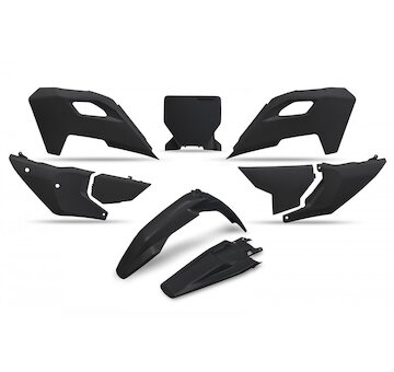 UFO Plastový KIT Husqvarna TC125/250, FC250/350/450, TX300, FX350/450 23-24 čierna