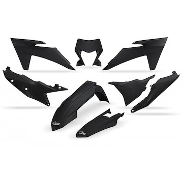 UFO Plastový KIT KTM EXC 150/250/300 EXC-F 250/350/450/500 24-26 čierna