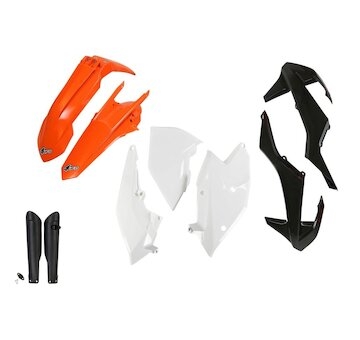 UFO Kompletný plastový KIT KTM EXC/EXC-F 17-19 originál 18