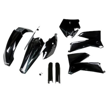 UFO Kompletný plastový KIT KTM SX-SXF 05-06 čierna