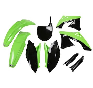 UFO Kompletný plastový KIT Kawasaki KXF 250 09-12 originál 09 a 12