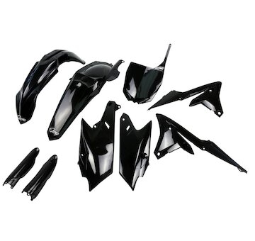 UFO Kompletný plastový KIT Yamaha YZF 250 14-18/YZF 450 14-17 čierna