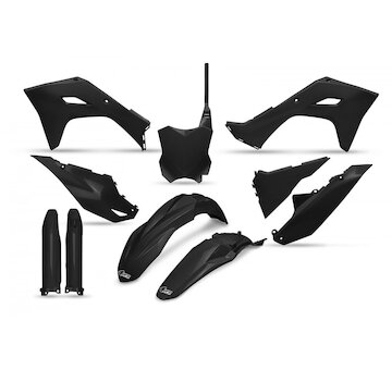UFO Kompletný plastový KIT Kawasaki KXF 250 25-26 KXF 450 24-26 čierna