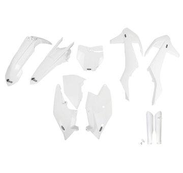 UFO Kompletný plastový KIT KTM SX-SXF 16-18 biela