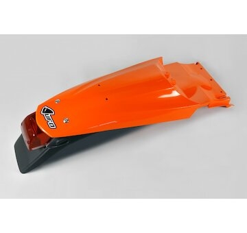 UFO Blatník zadný KTM LC4 640/SMC 660 02-04 oranžová so svetlom
