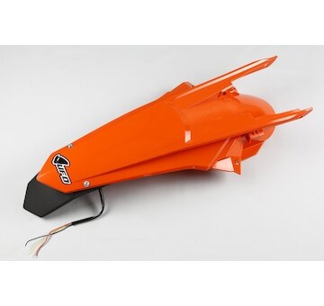 UFO Blatník zadný Enduro LED KTM EXC-EXC-F 125,150,250,300,350,450,500 17-19 oranžová