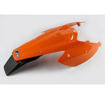 UFO Blatník zadný KTM EXC-EXC-F 125,250,300,450 04-07 oranžová so svetlom