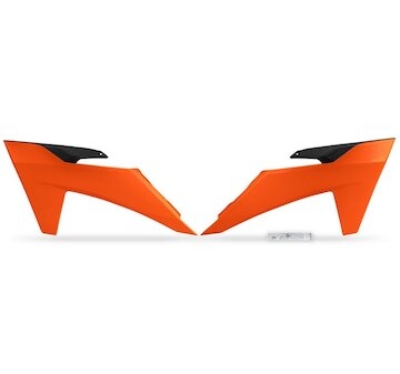 UFO Kryty chladiča KTM SX 125,250,300 SX-F 250,350,450 23-24/EXC/-F 125,250,300,350,450 24- oranžová