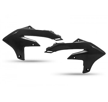 UFO Kryty chladiča Yamaha YZF250 2024-2026 WRF250 2025-2026 YZF450 2023-2026 WRF450 2024-2026 čierna