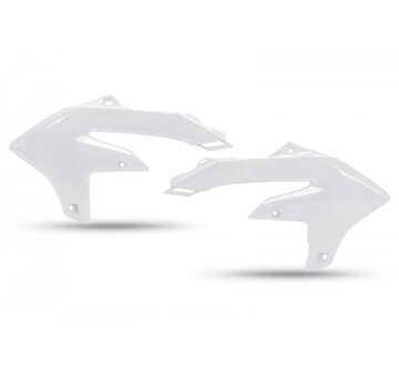 UFO Kryty chladiča Yamaha YZF250 2024-2026 WRF250 2025-2026 YZF450 2023-2026 WRF450 2024-2026 biela