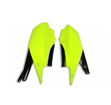UFO Tabuľky zadné Yamaha YZF 250 19-23/WRF 250 20-25/YZF 450 18-22/WRF 450 19-25 neón. žltá