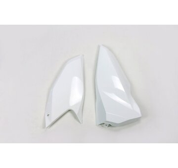 UFO Tabuľky zadné Husq. TC125/300 FC250/350/450 14-15 TC250 16 TE/TX125/250/300 FE350/450/501 14-16 FE250 15-16, biela