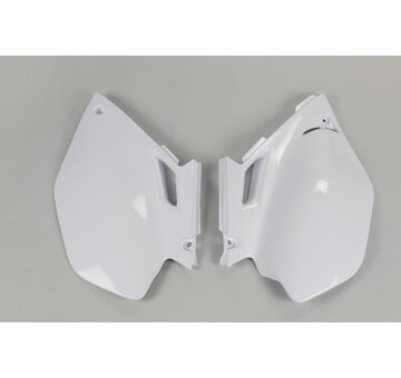 UFO Tabuľky zadné Yamaha YZF 250/450 03-05 biela