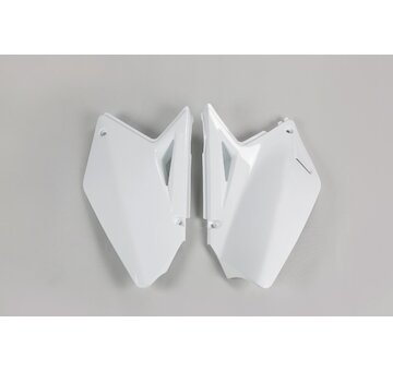 UFO Tabuľky zadné Suzuki RMZ 250 07-09 biela