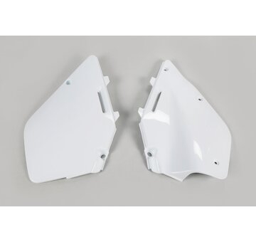 UFO Tabuľky zadné Suzuki RM 125/250 96-00 biela