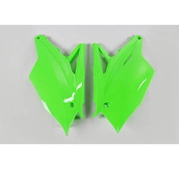 UFO Tabuľky zadné Kawasaki KXF 250 17-20/KXF 450 16-18 neón. zelená