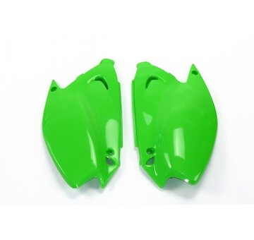 UFO Tabuľky zadné Kawasaki KX 125,250 03-08 zelená