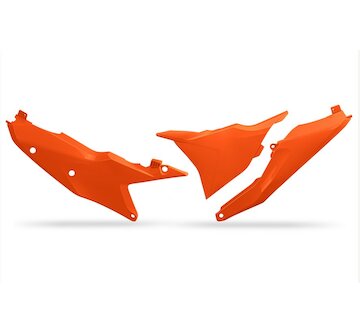 UFO Tabuľky zadné KTM SX 150 25–26/SX 125/250/300 SX-F 250/350/450 23–26/EXC/-F 125/250/300/350/450/500 24–26 oranžová