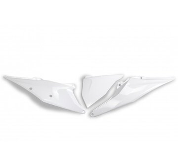 UFO Tabuľky zadné KTM SX-SX-F 19-22/EXC-EXC-F 20-23 125,150,250,300,350,450,500 2019-2023 ľavá s krytom airboxu biela 20
