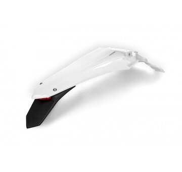 UFO Blatník zadný Kawasaki KXF 250 21-24/KXF 450 19-23 Enduro LED biela