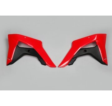 UFO Kryty chladiča Honda CRF 250RX 19-21 CRF 450RX 17-20 originál červeno-čierna