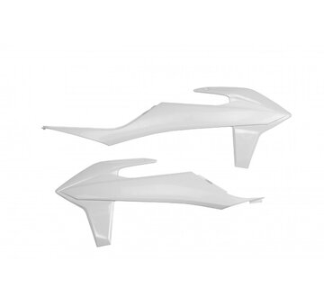 UFO Kryty chladiča KTM SX/SX-F 19-22 EXC/EXC-F 20-23 125,150,250,300,350,450,500 biela