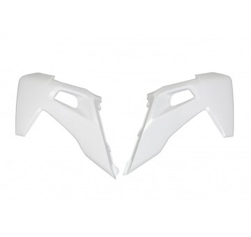 UFO Kryty chladiča Husq. TC 125,250/FC 250,350,450 19-23/TE 150,250,300/TX 250,300/FE 250,350,450,501 20-23 biela