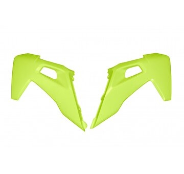 UFO Kryty chladiča Husq. TC 125,250/FC 250,350,450 19-23/TE 150,250,300/TX 250,300/FE 250,350,450,501 20-23 neón. žltá