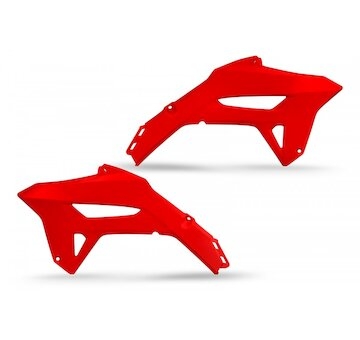 UFO Kryty chladiča Honda CRF 450 R/RX 21-24/ CRF 250 R/RX 22-24 červená