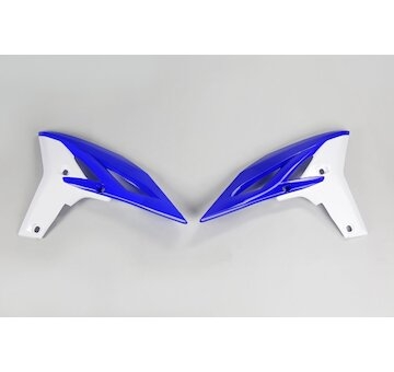 UFO Kryty chladiča Yamaha YZF 250 11-13/WRF 450 12-15 originál bielo-modrá