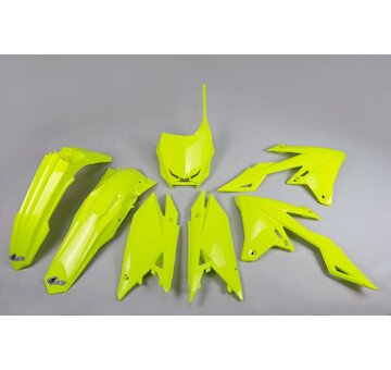 UFO Sada plastov Suzuki RMZ 250 19-26/ RMZ 450 18-26 neón. žltá