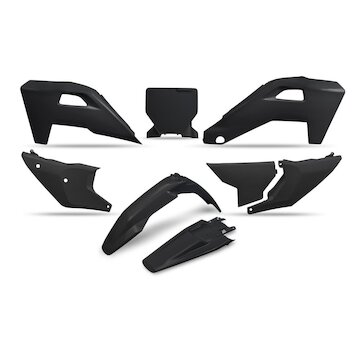 UFO Sada plastov Husqvarna TC125/150/250/300 FC250/350/450 TX300 FX350/450 2025-2026 čierna