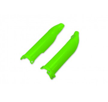 UFO Kryty predných tlmičov Kawasaki KXF 250 09-26 KXF 450 09-26 neón. zelená