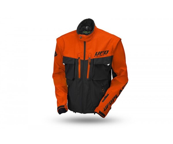 UFO TAIGA Enduro bunda čierno-oranžová XL