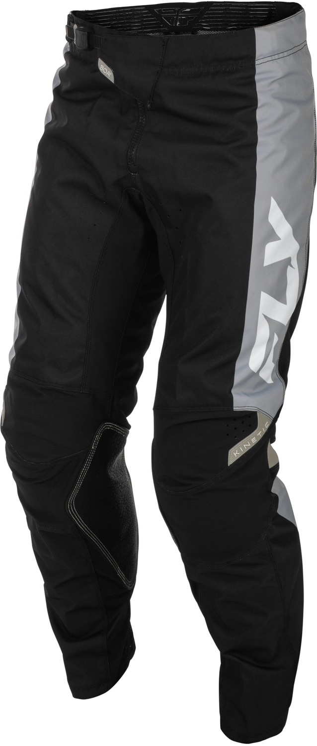 FLY Racing MX-nohavice KINETIC 2026  Black Grey